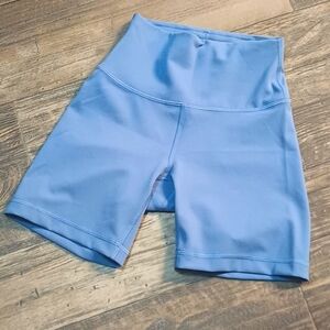 Lululemon Wunder Train™ High-Rise Short 6" Align in Washed Denim